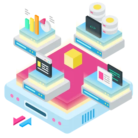 Database management  Illustration