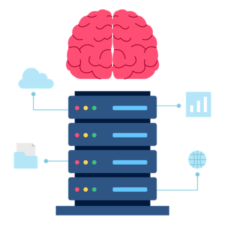 Database of Artificial Intelligence  Illustration