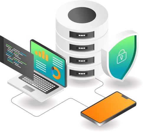 Database Security Analyst  Illustration