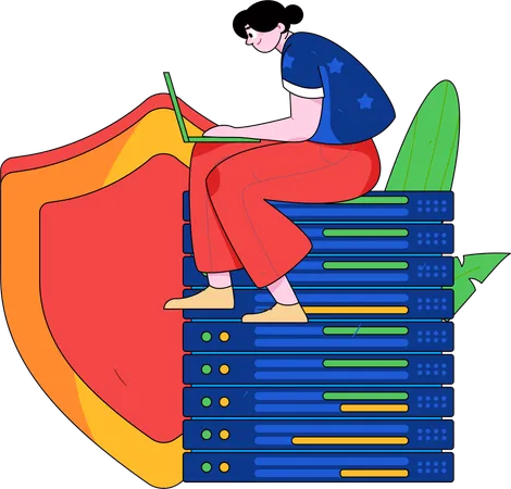 Database security  Illustration