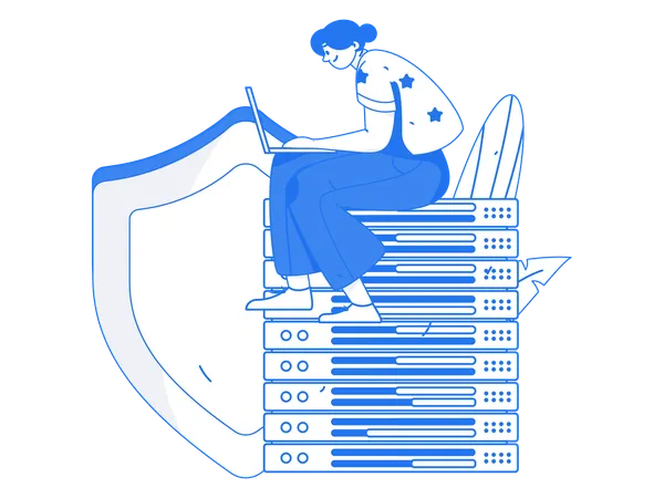 Database security  Illustration