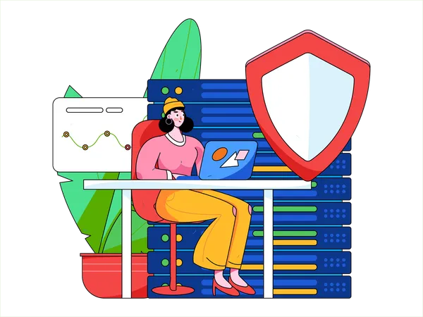 Database security  Illustration