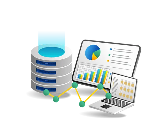 Database server analyzer  Illustration