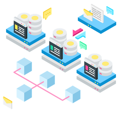 Database service  Illustration