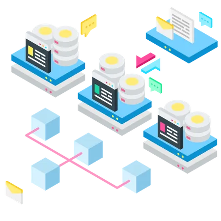 Database service  Illustration