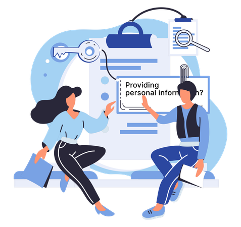 Databases store vast amounts private information necessitating strong security  Illustration