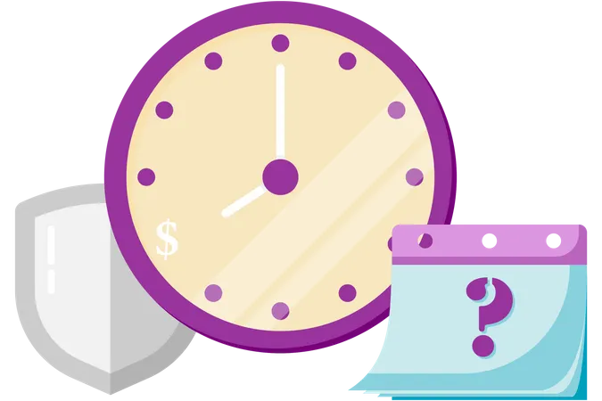 Date and time of stock transaction  Illustration