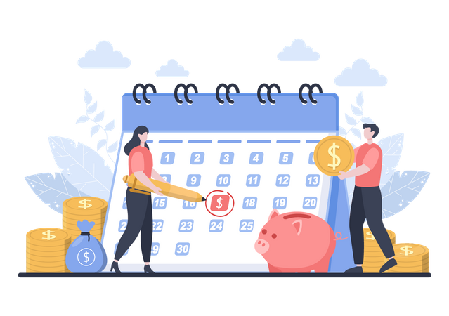 Date de paiement du prêt EMI  Illustration