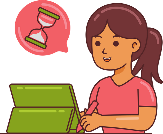 Date limite de conception graphique  Illustration