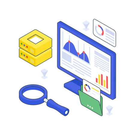 Datenanalyse  Illustration