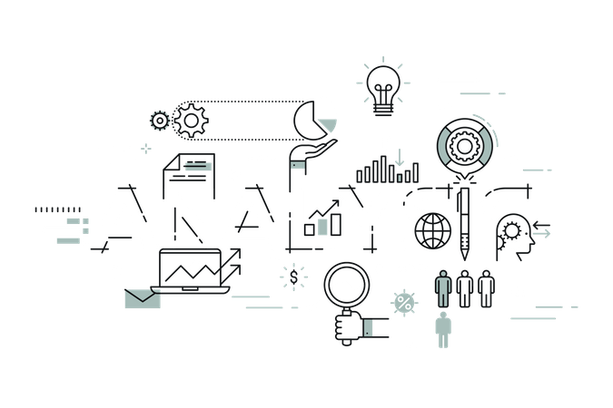 Datenanalyse  Illustration