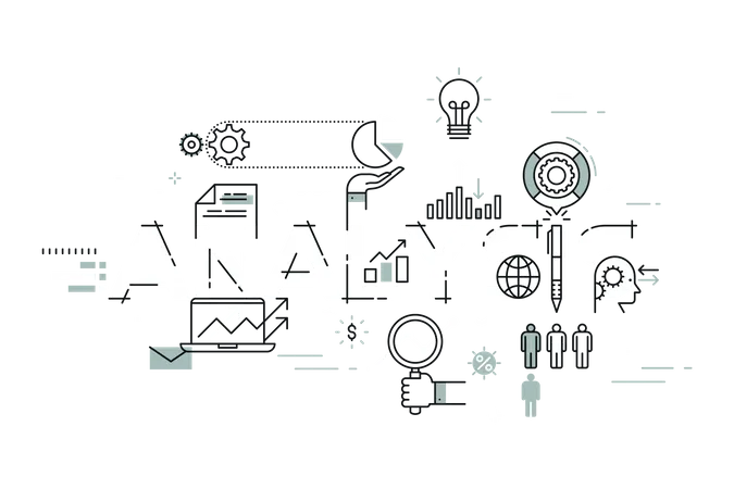 Datenanalyse  Illustration