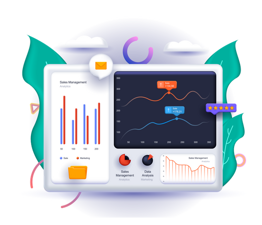 Datenanalyse  Illustration