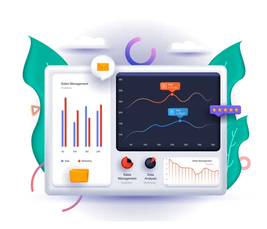 Datenanalyse  Illustration