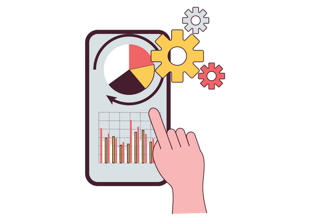 Datenanalyse  Illustration