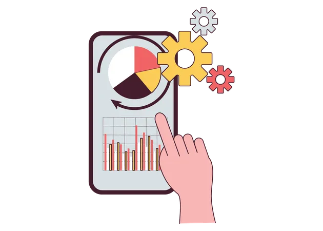 Datenanalyse  Illustration