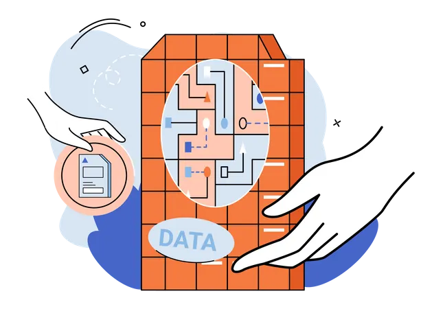 Datenanalyse  Illustration