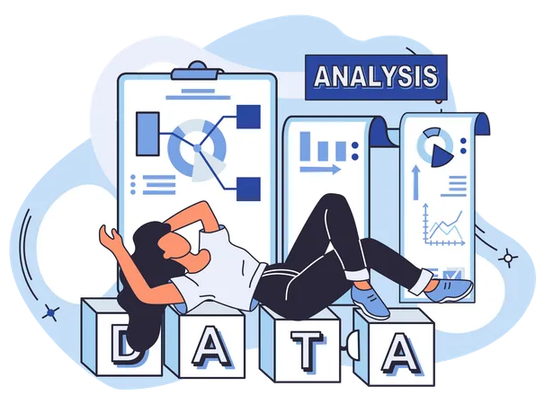 Datenanalyse  Illustration