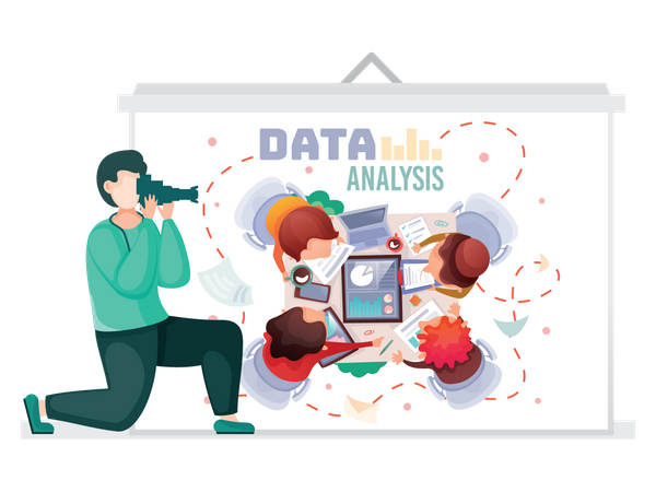 Datenanalyse  Illustration