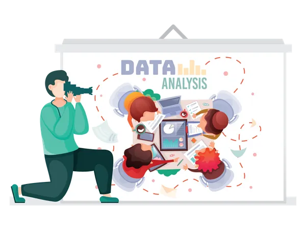 Datenanalyse  Illustration