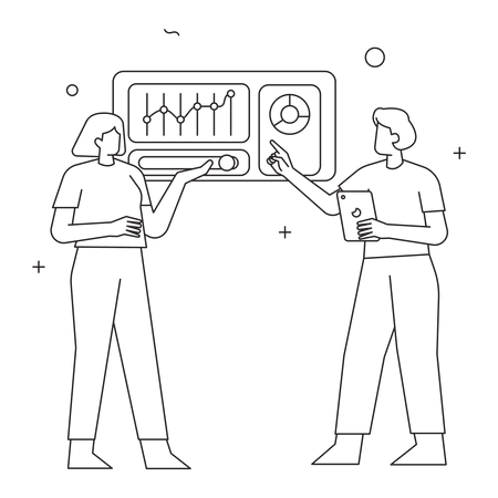 Datenanalyse  Illustration