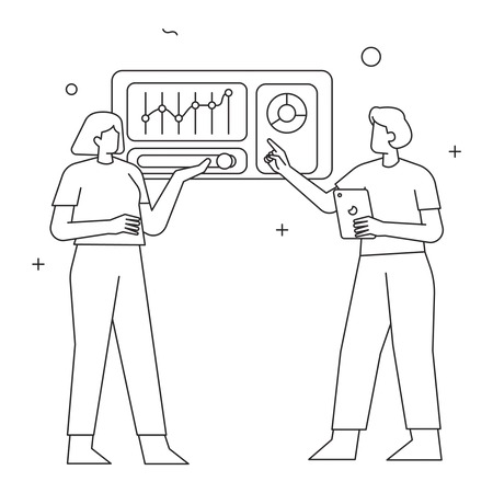 Datenanalyse  Illustration