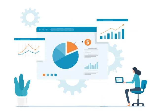 Datenanalyse  Illustration