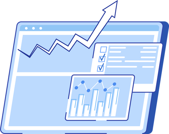 Datenanalyse, Forschungsstatistik  Illustration