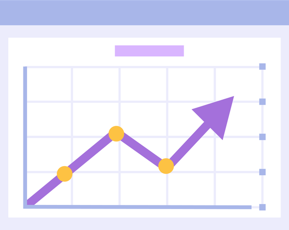 Interaktives Panel zu Datenanalyse-Forschungsstatistiken  Illustration