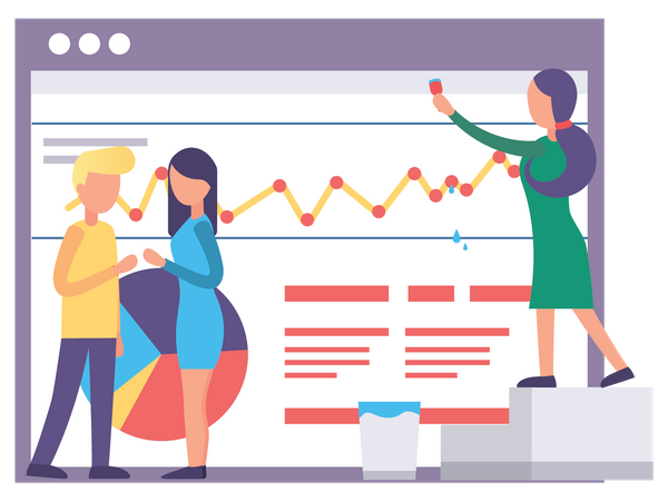 Datenanalyse und Statistik  Illustration