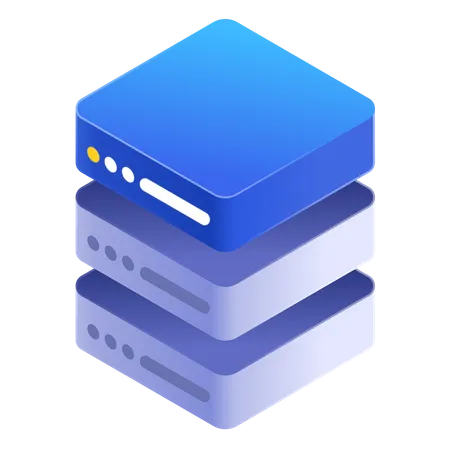 Datenbankserver  Illustration