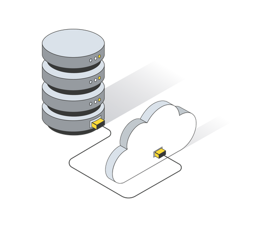 Datenbankmanagement  Illustration