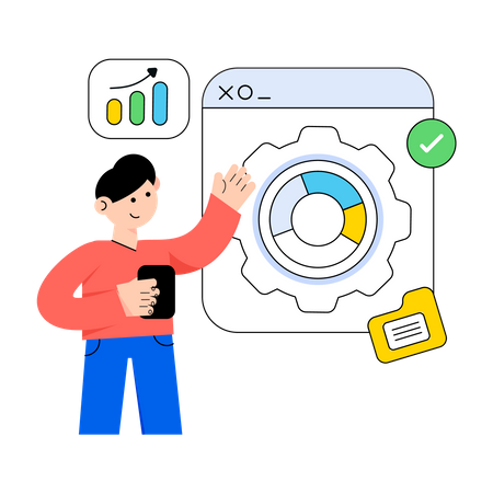 Datenmanagement  Illustration