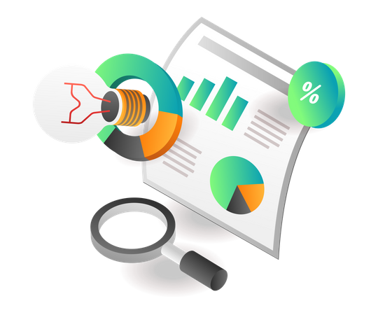 Datenmanagement-Idee  Illustration