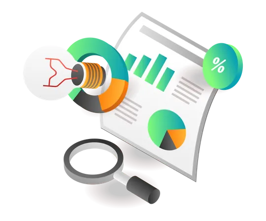 Datenmanagement-Idee  Illustration