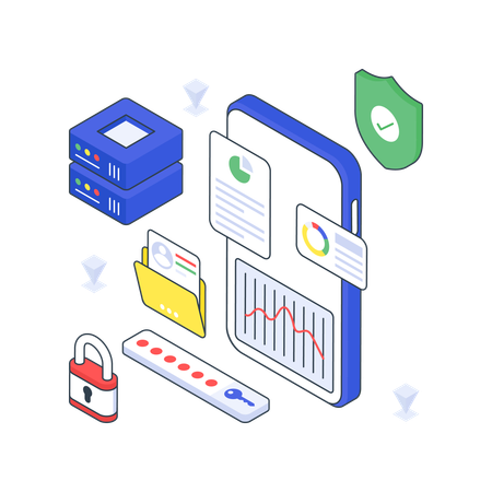 Datenschutz  Illustration