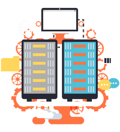 Datenserver  Illustration