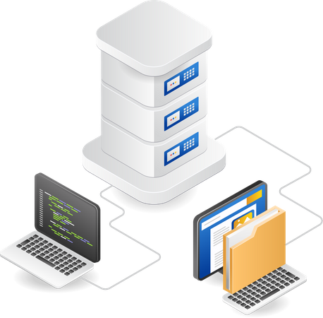 Datenserver  Illustration