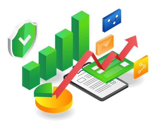 Datensicherheitsanalyse  Illustration