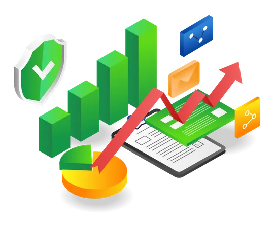 Datensicherheitsanalyse  Illustration