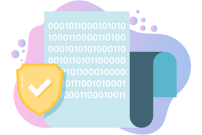 Datenverschlüsselung  Illustration