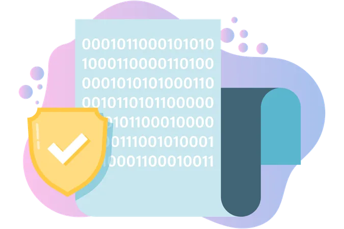 Datenverschlüsselung  Illustration