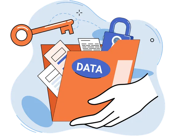 Datenmanagement  Illustration