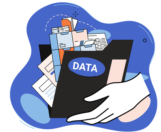 Datenmanagement  Illustration