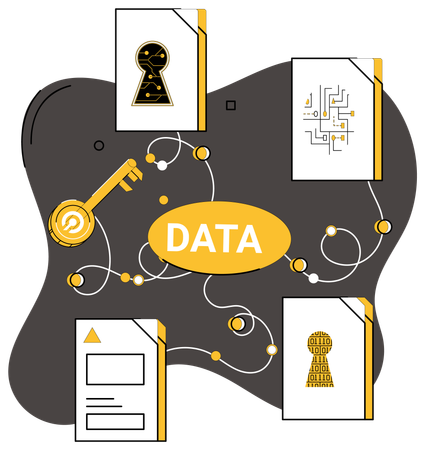 Datenmanagement  Illustration