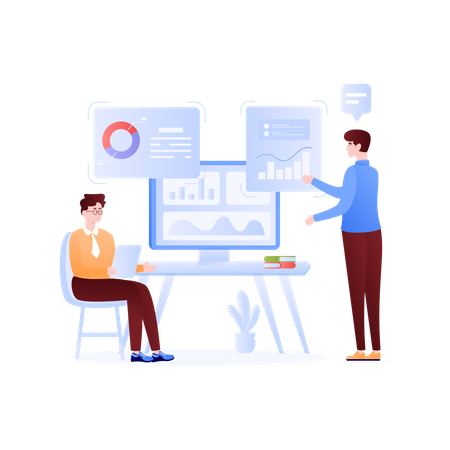 Datenmanagement  Illustration