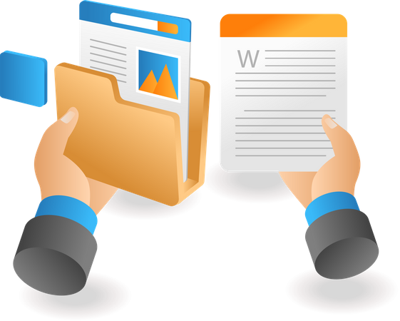 Datenmanagement  Illustration