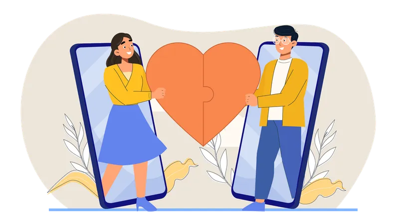 Dating Application  Illustration