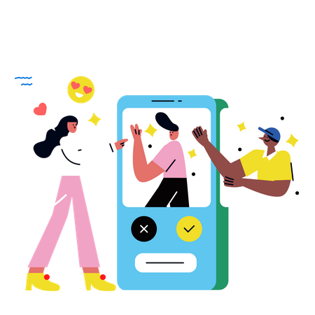 Dating Apps  Illustration