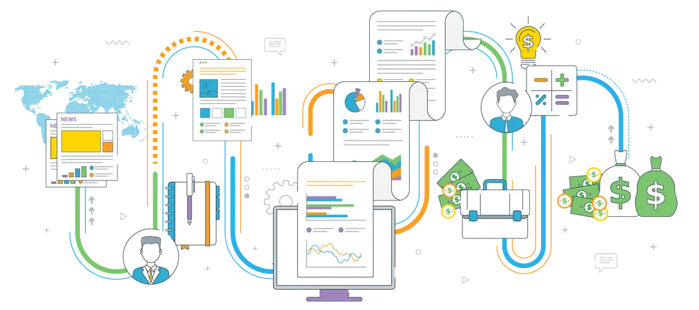 Datos comerciales  Ilustración